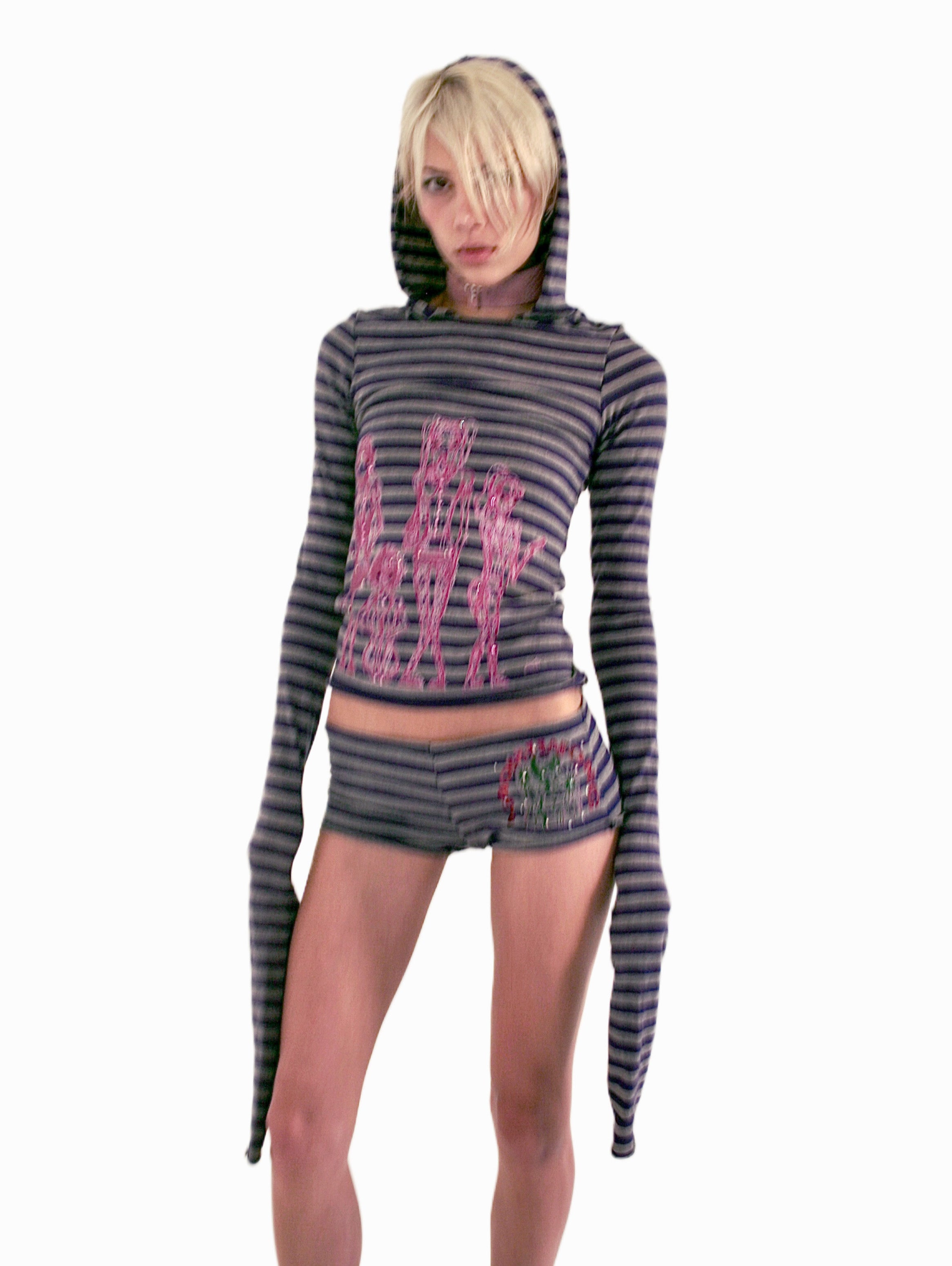 CYBER SIREN HOODED JERSEY SET